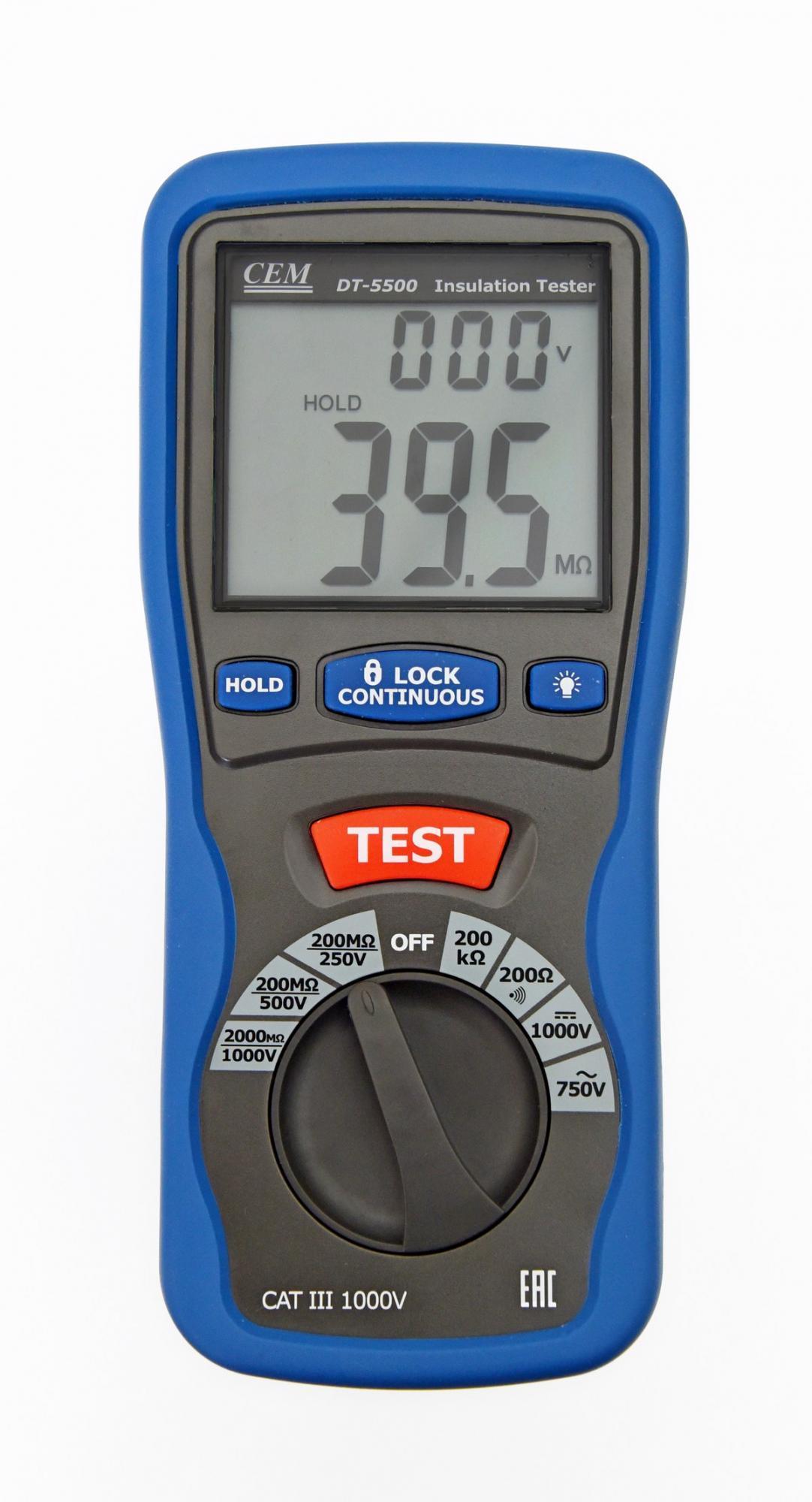 CEM DT-5500 Цифровой мегаомметр
