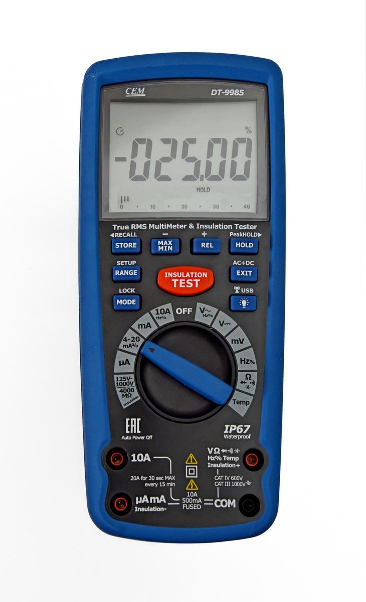 CEM DT-9985 Мультиметр цифровой, мегаомметр