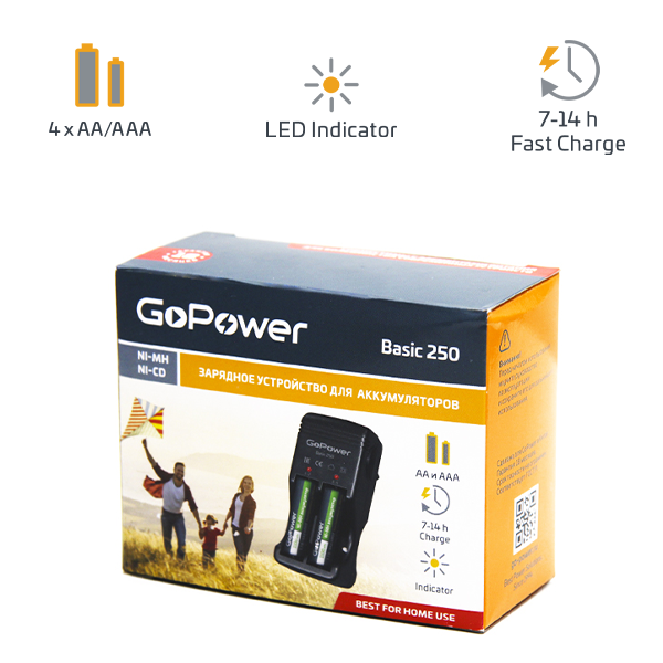 Зарядное устройство GoPower Basic 250
