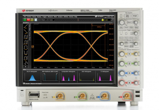 MSOS104A Осциллограф высокой четкости: 1 ГГц Keysight Technologies MSOS104A, 4 аналоговых и 16 цифровых каналов