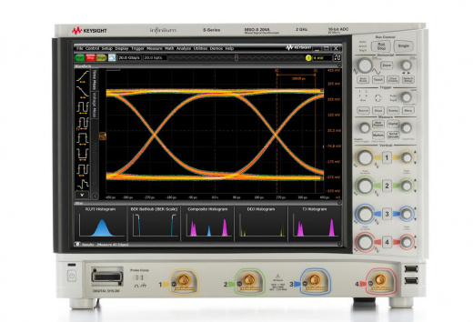 MSOS204A Осциллограф высокой четкости: 2 ГГц Keysight Technologies MSOS204A, 4 аналоговых и 16 цифровых каналов