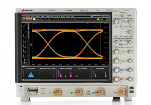 MSOS404A Осциллограф высокой четкости: 4 ГГц Keysight Technologies MSOS404A, 4 аналоговых и 16 цифровых каналов