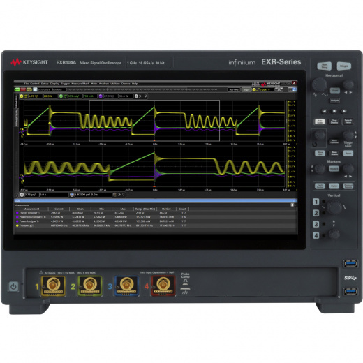 EXR104A Осциллограф Infiniium серии EXR: 1 ГГц Keysight Technologies EXR104A, 4 канала