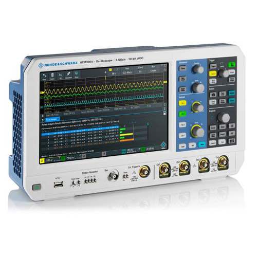 R&S RTM3004 + RTM-B2410 Осциллограф (4 канала Rohde & Schwarz RTM3004 + RTM-B2410, полоса пропускания 1 ГГц — фото 2