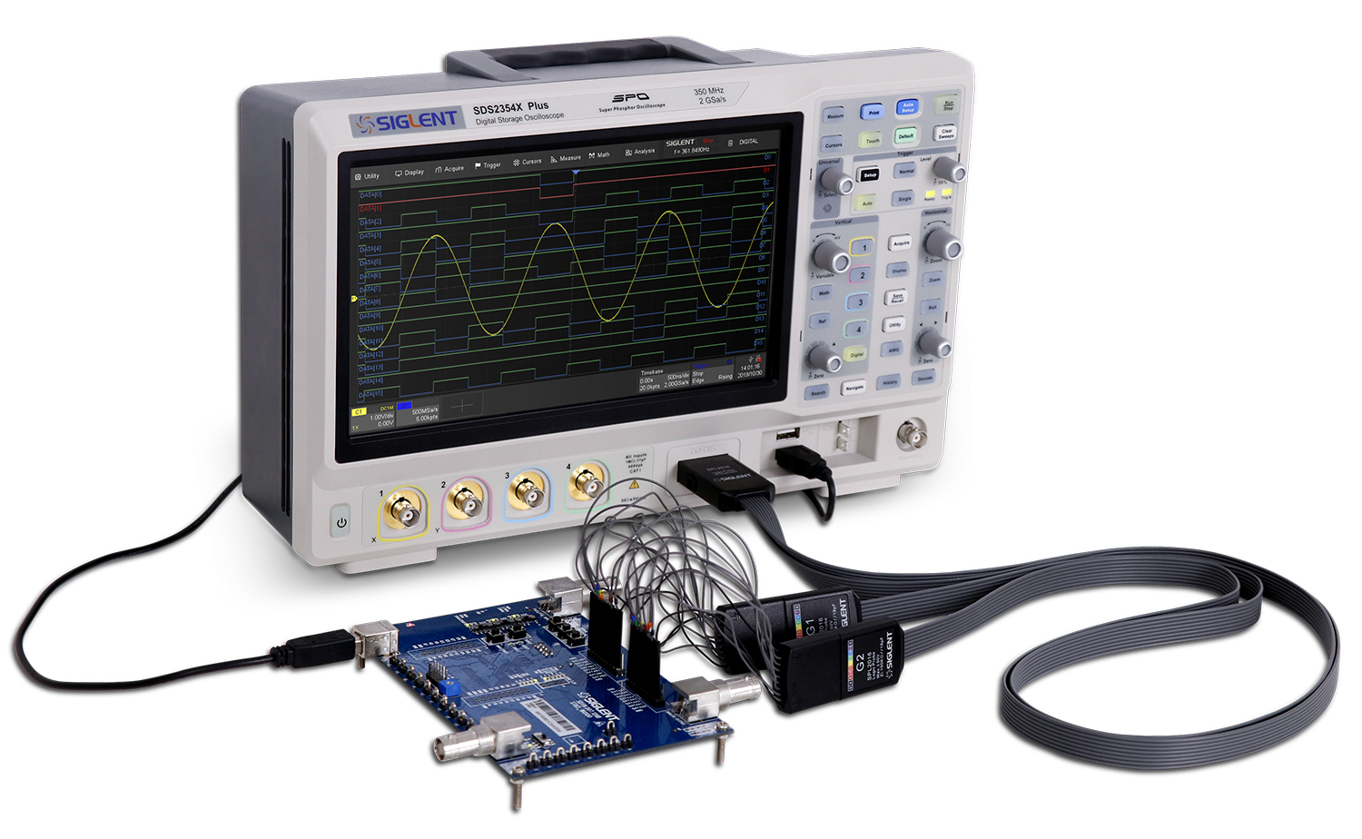 SDS2204X Plus Осциллограф цифровой суперфосфорный SIGLENT SDS2204X Plus — фото 5
