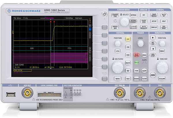 R&S HMO1212 Цифровой осциллограф с опцией HV312 Rohde & Schwarz HMO1212, 200 МГц