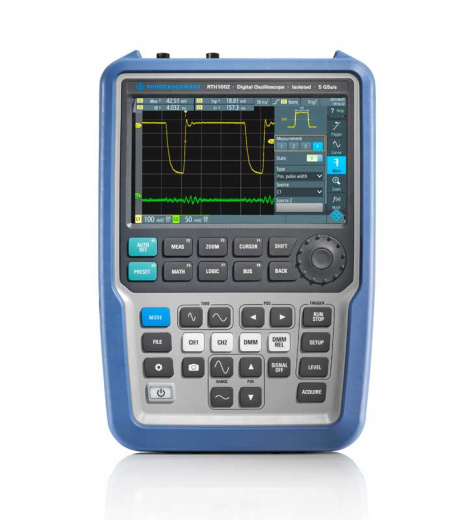 R&S RTH1002 + RTH-B222 Портативный осциллограф Rohde & Schwarz RTH1002 + RTH-B222, 2 канала, полоса пропускания 200 МГц