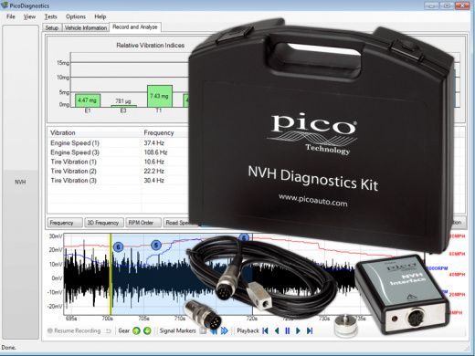 Комплект PQ120 для диагностики NVH Advanced kit в кейсе Pico Technology Limited PQ120 — фото 2