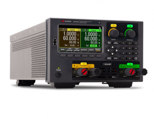 EL34243A Настольная электронная нагрузка 600 Вт Keysight Technologies EL34243A, двойной вход 150 В, 60 А, 300 Вт — фото 2